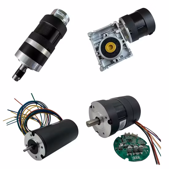 High Quality Good Price Size 28mm-130mm/ Power 10W-2000W/ CE RoHS / Customizable / BLDC Brushless DC Motors Option with Gearbox Controller Brake Encoder