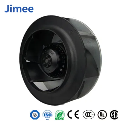 Motor Jimee Fabricantes de ventiladores axiales de China Jm120e2a1 58 (DBA) Nivel de ruido Ventiladores centrífugos CE Plástico PBT 30 Uso de ventilador industrial para aire acondicionado