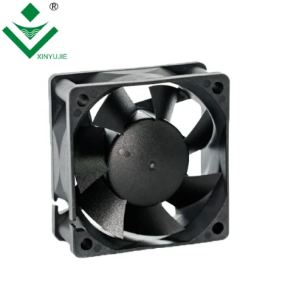 Mini ventilador centrífugo de plástico caliente con refrigeración CC de 60x60x25mm fabricado en China